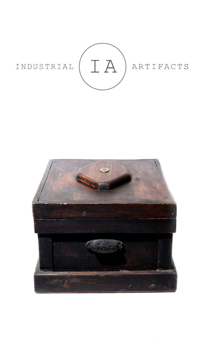 Vintage Wooden Craftmans Box