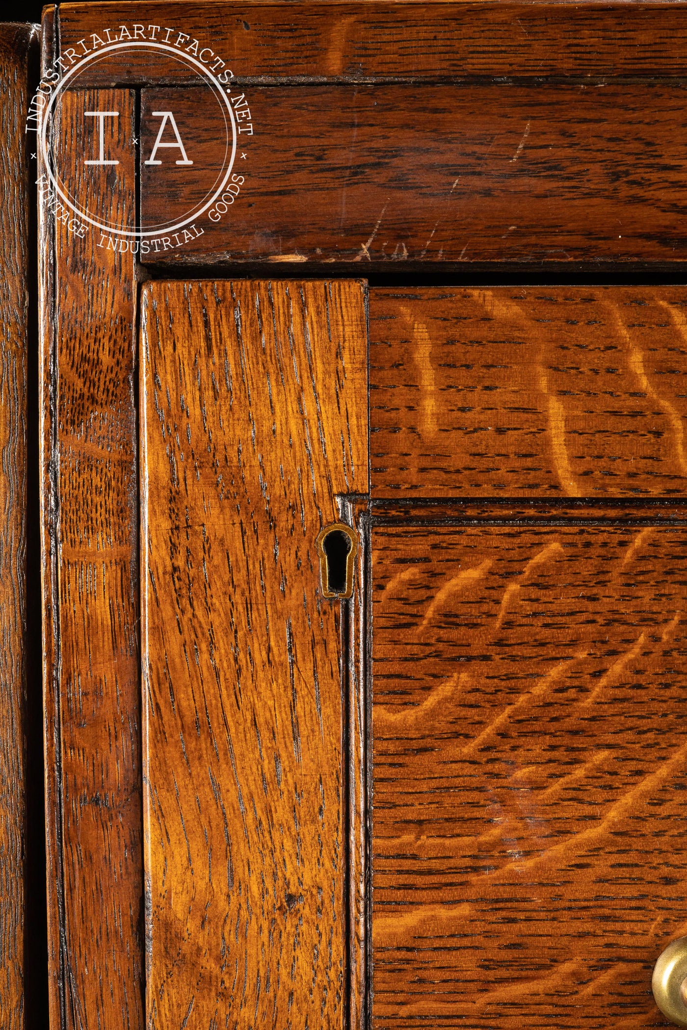 Antique Quarter Sawn Oak Filing Cabinets