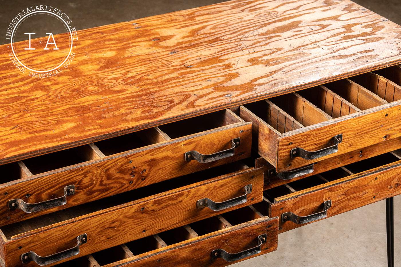 Small Industrial Console Table