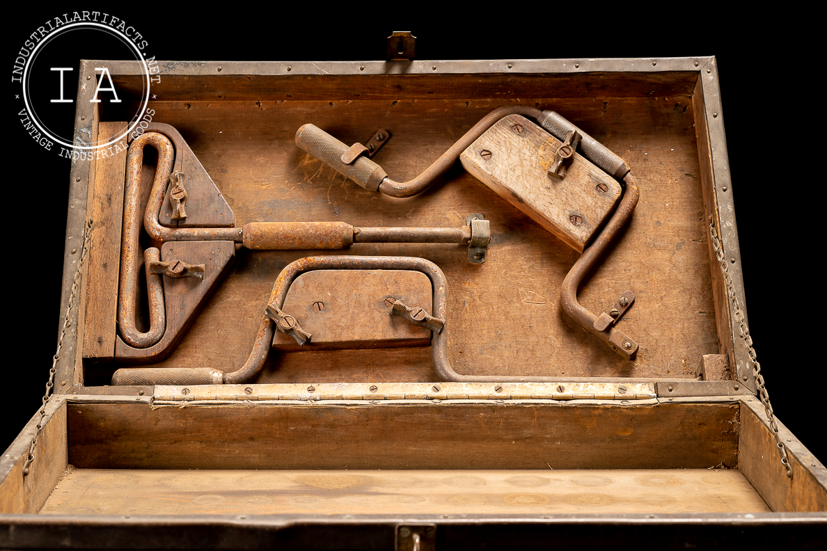 Early 20th Century Tool Chest With Tools