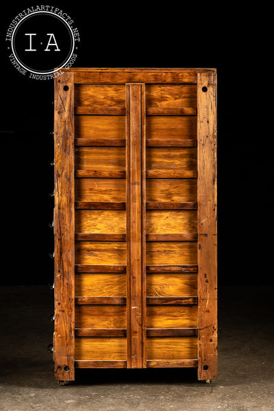 c. 1930 Wooden Card Catalog By Remington Rand