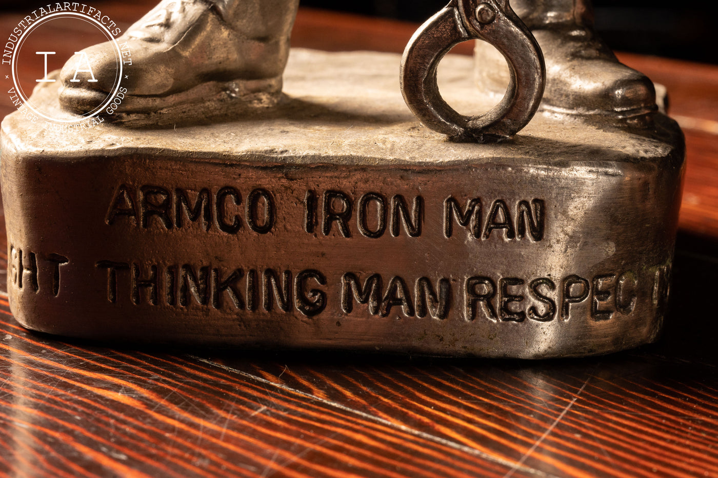 c. 1966 Aluminum Armco Iron Man Statue