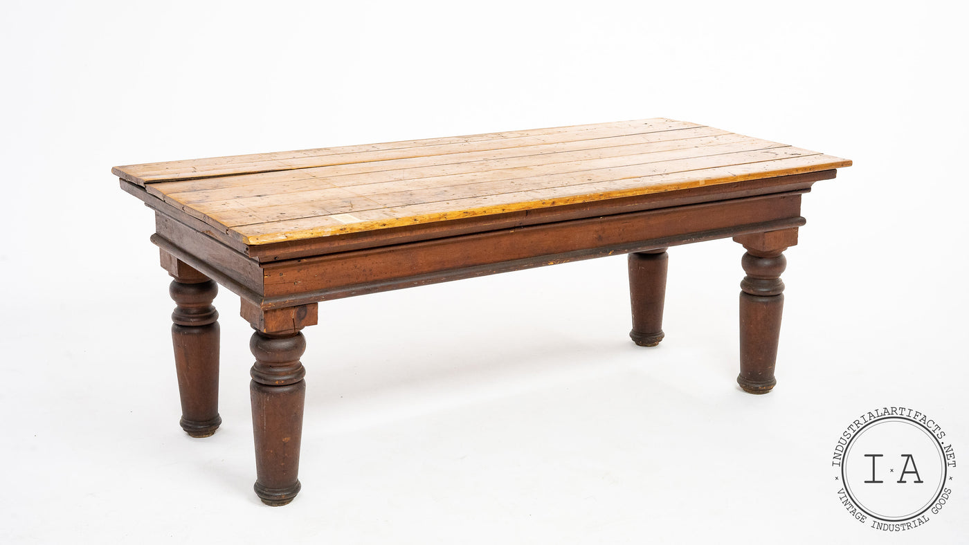 C. 1890 French Mercantile Table