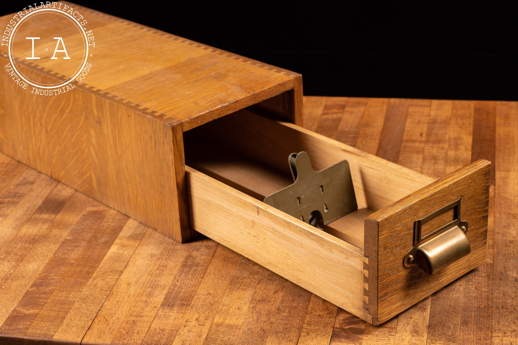 Early 20th Century Yawman & Erbe Industrial Card Catalog Industrial