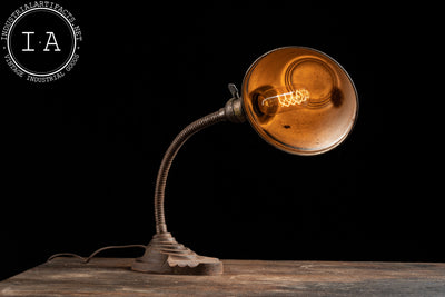 Antique Art Deco Gooseneck Lamp