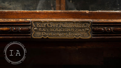 Antique Key City Furniture Display Case