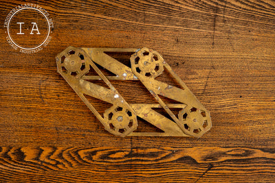 Vintage Brass Folding Trivet