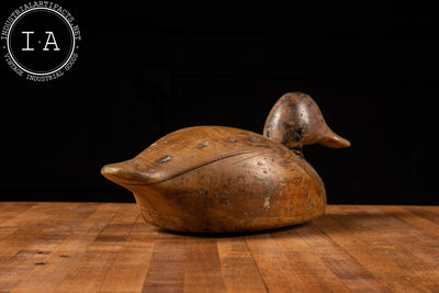 c. 1900 Bluebill Wooden Duck Decoy