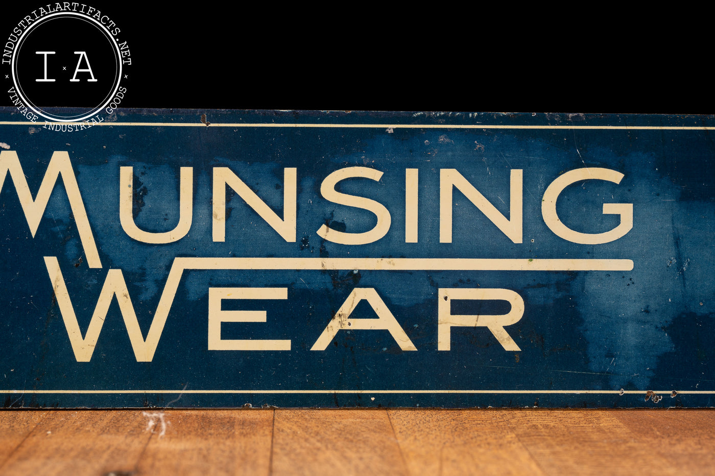 Vintage Munsing Wear Perfect Fit Union Suits Sign