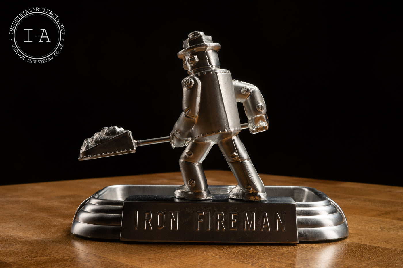 Vintage Iron Fireman Ashtray