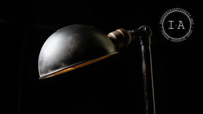 Antique Industrial Black Ajusco Articulating Task Lamp
