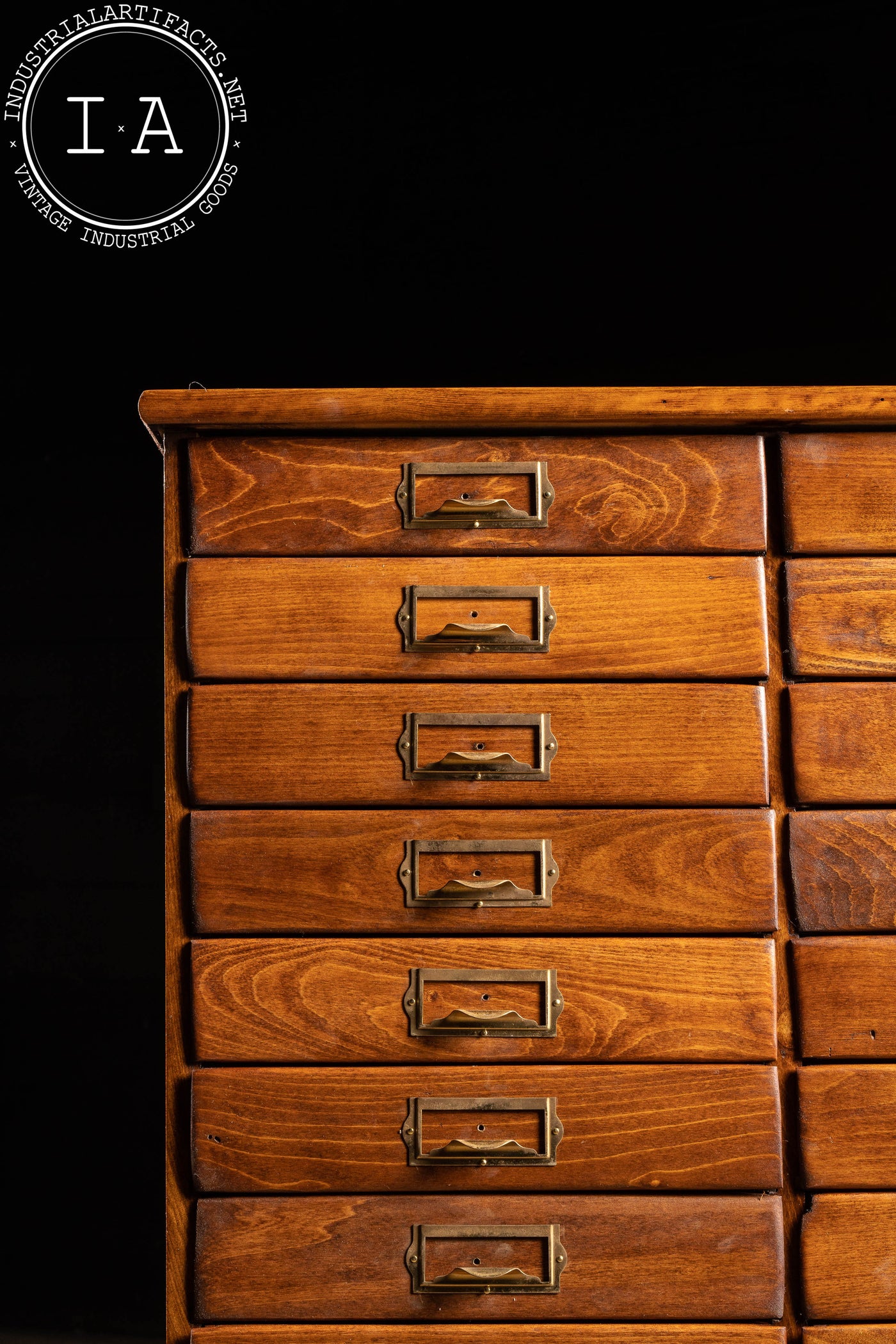 Early 20th Century Wooden Document Cabinet