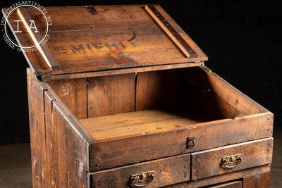 Early American Wooden Standing Desk