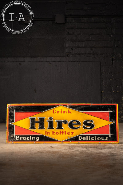 c. 1923 Hires Rootbeer Bracing Delicious Sign