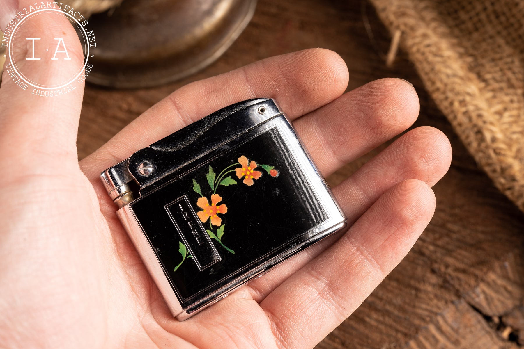 Vintage Ronson Adonis Floral Lighter – Industrial Artifacts