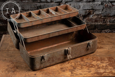 Vintage DeKalb Metal Tool Box