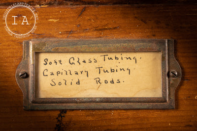 c. 1940 Wooden Laboratory Cabinet