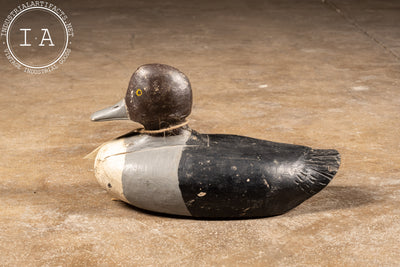 Antique Goldeneye Hen Duck Decoy