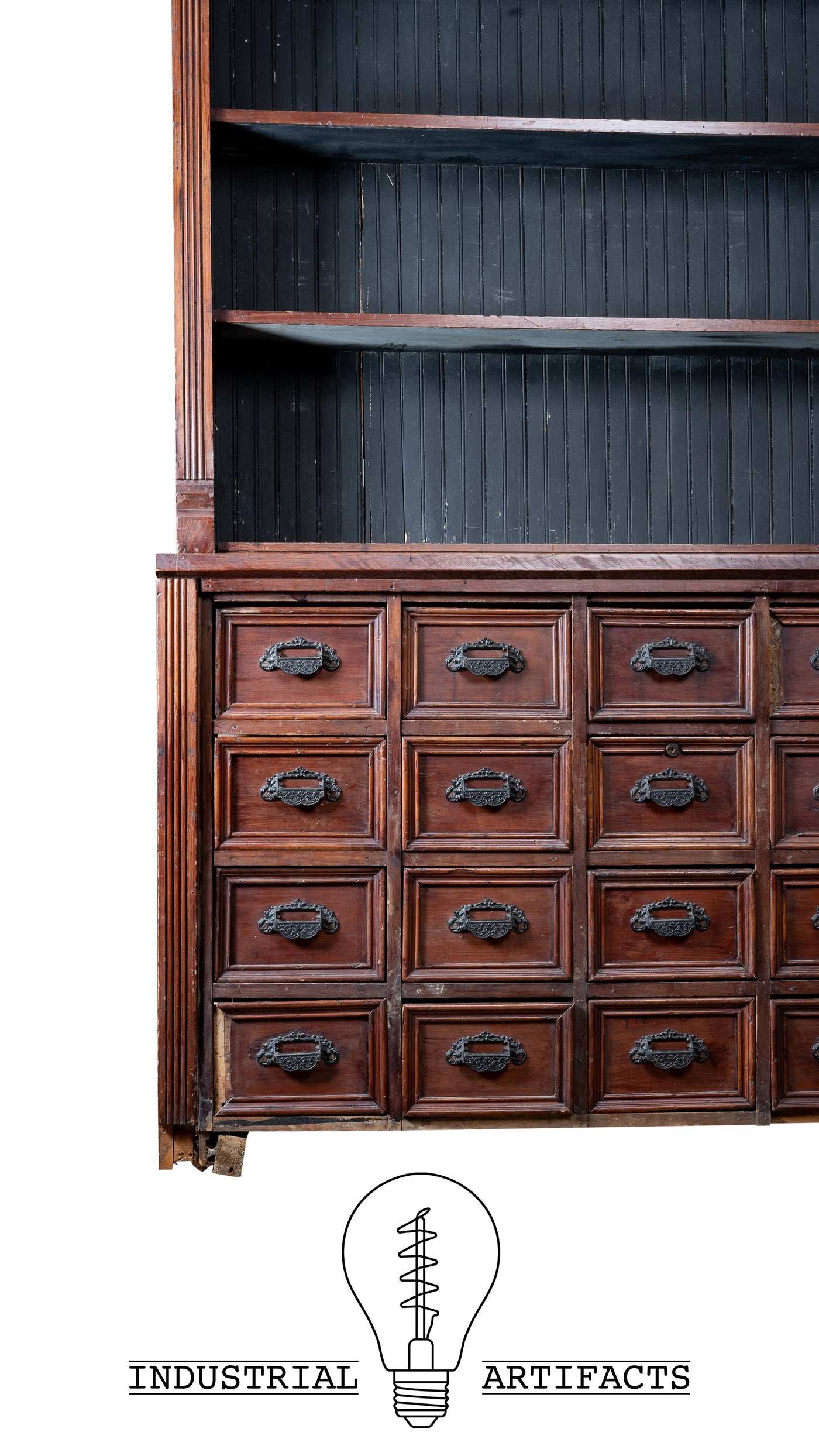 Turn Of The Century Apothecary Cabinet With Back Bar Display