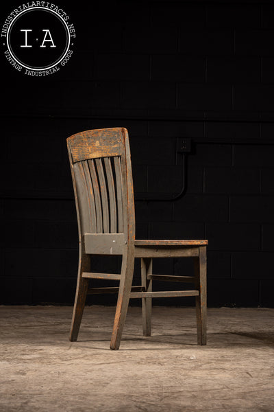 Vintage Chippy Paint Wooden Chair