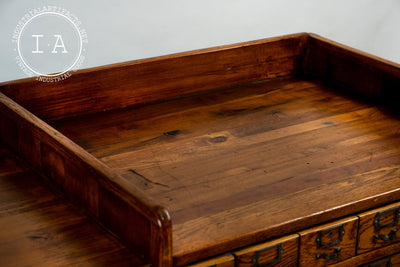 Antique 66 Drawer Hardware Store Cabinet