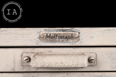 c. 1930 Multigraph Typeset Cabinet