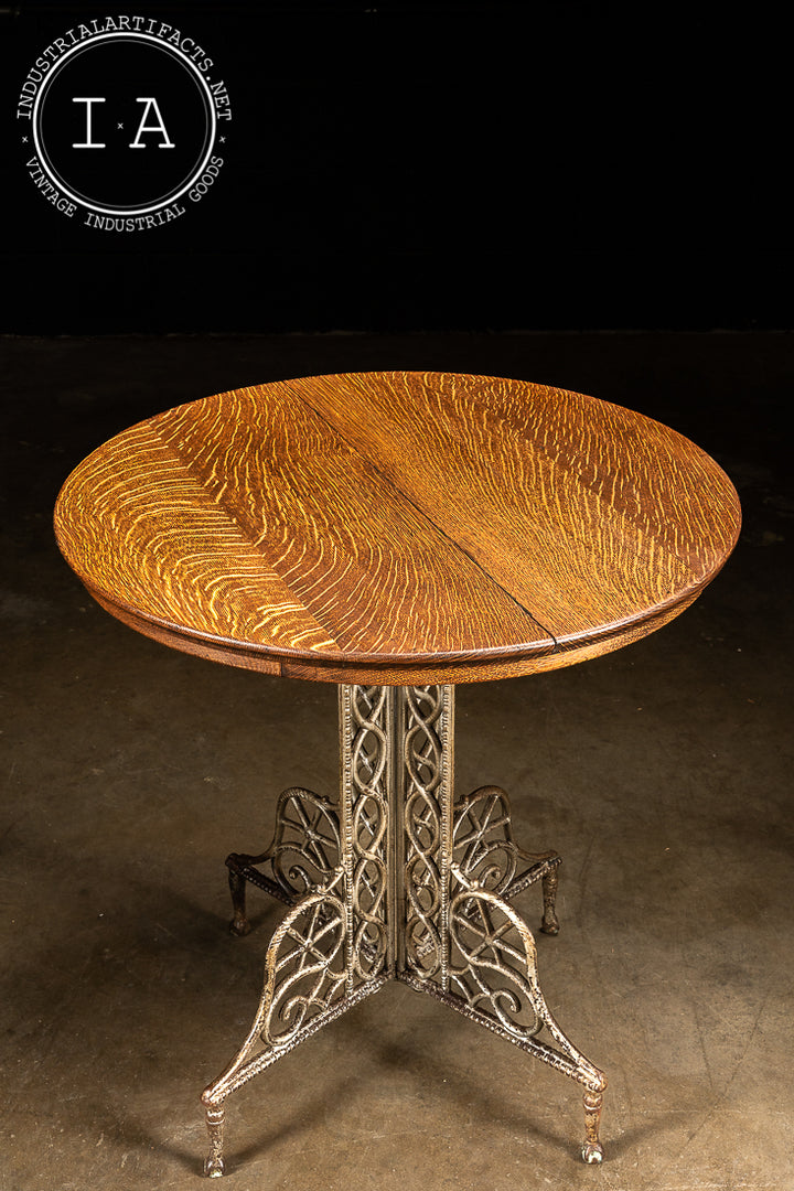 フランス アンティーク Cast Iron Round Bistro Table フランス アンティーク Cast Iron Round Bistro Table フランス