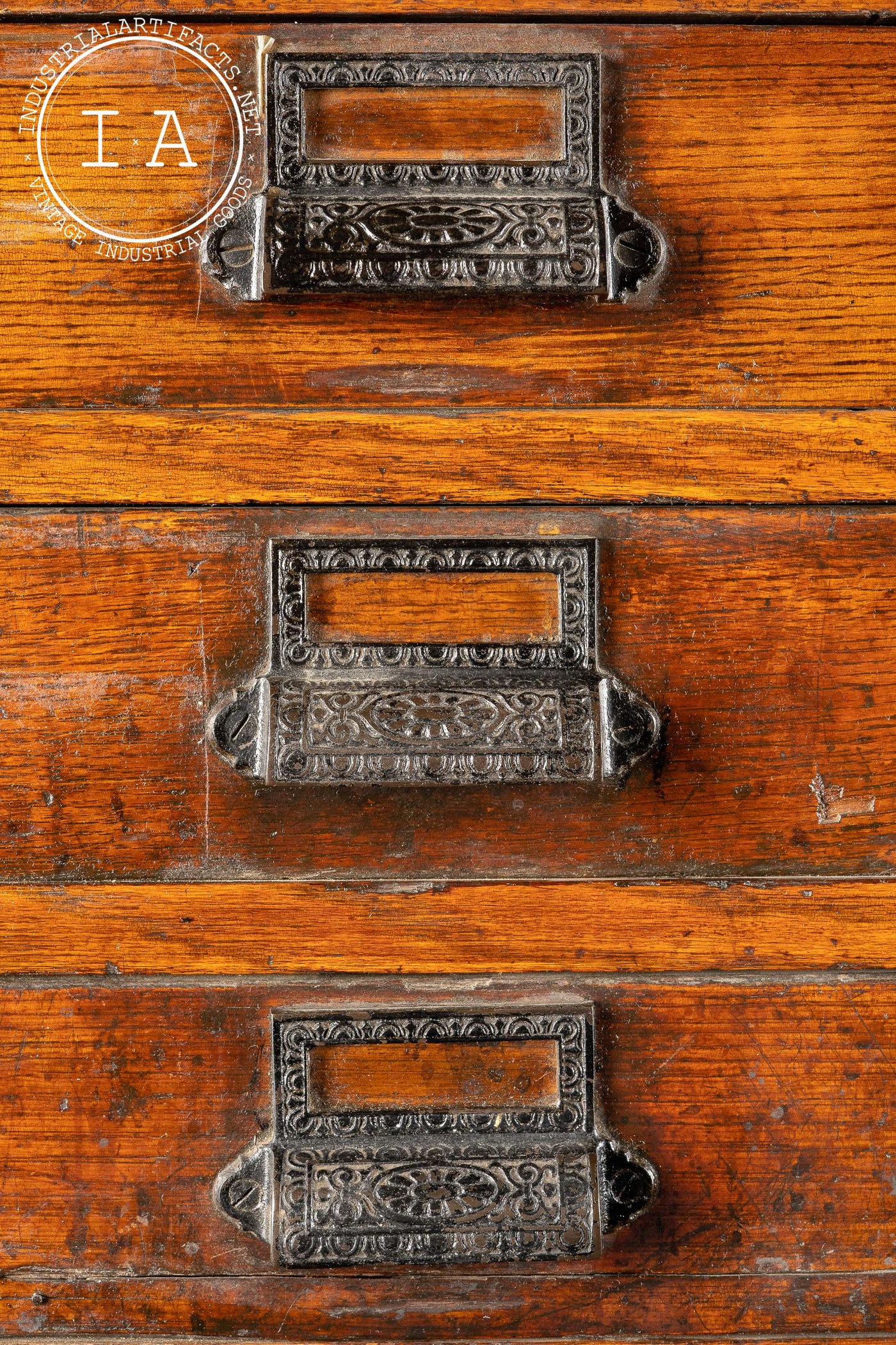 c. 1900 Flat File Storage Cabinet