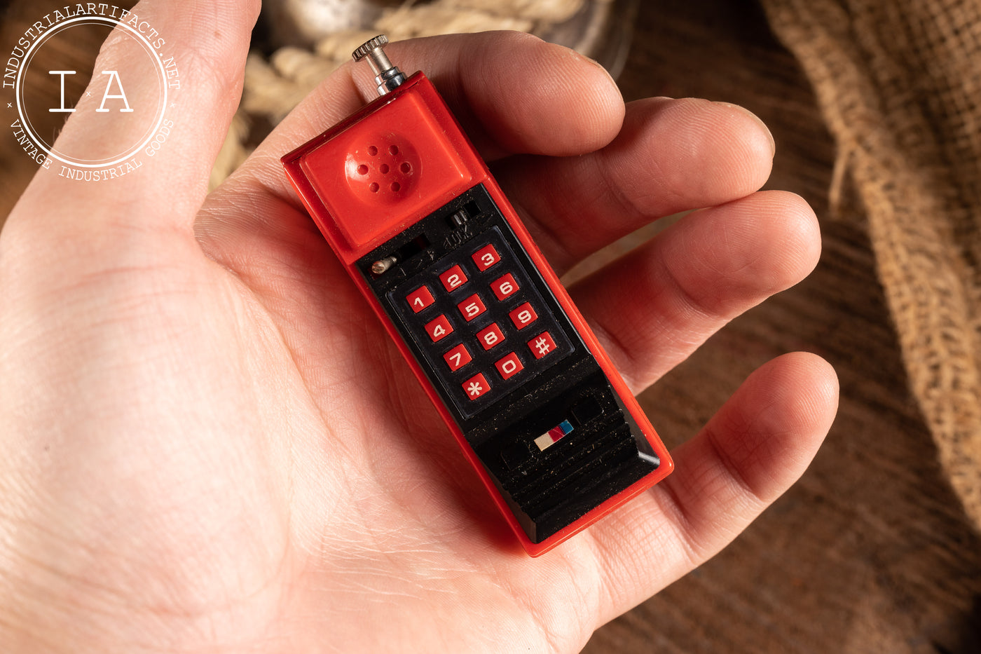 Vintage Red Cell Phone Lighter