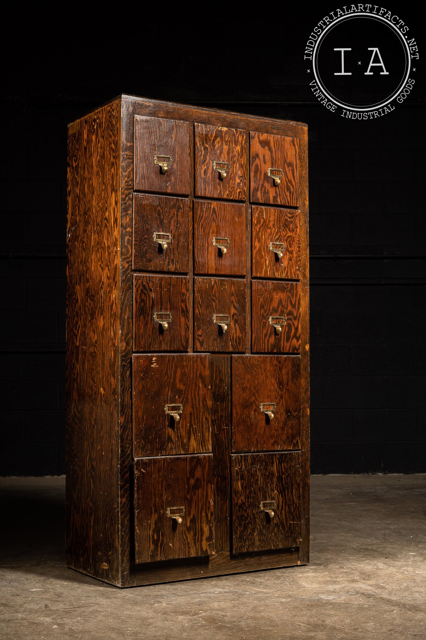 Wooden Apothecary Cabinet