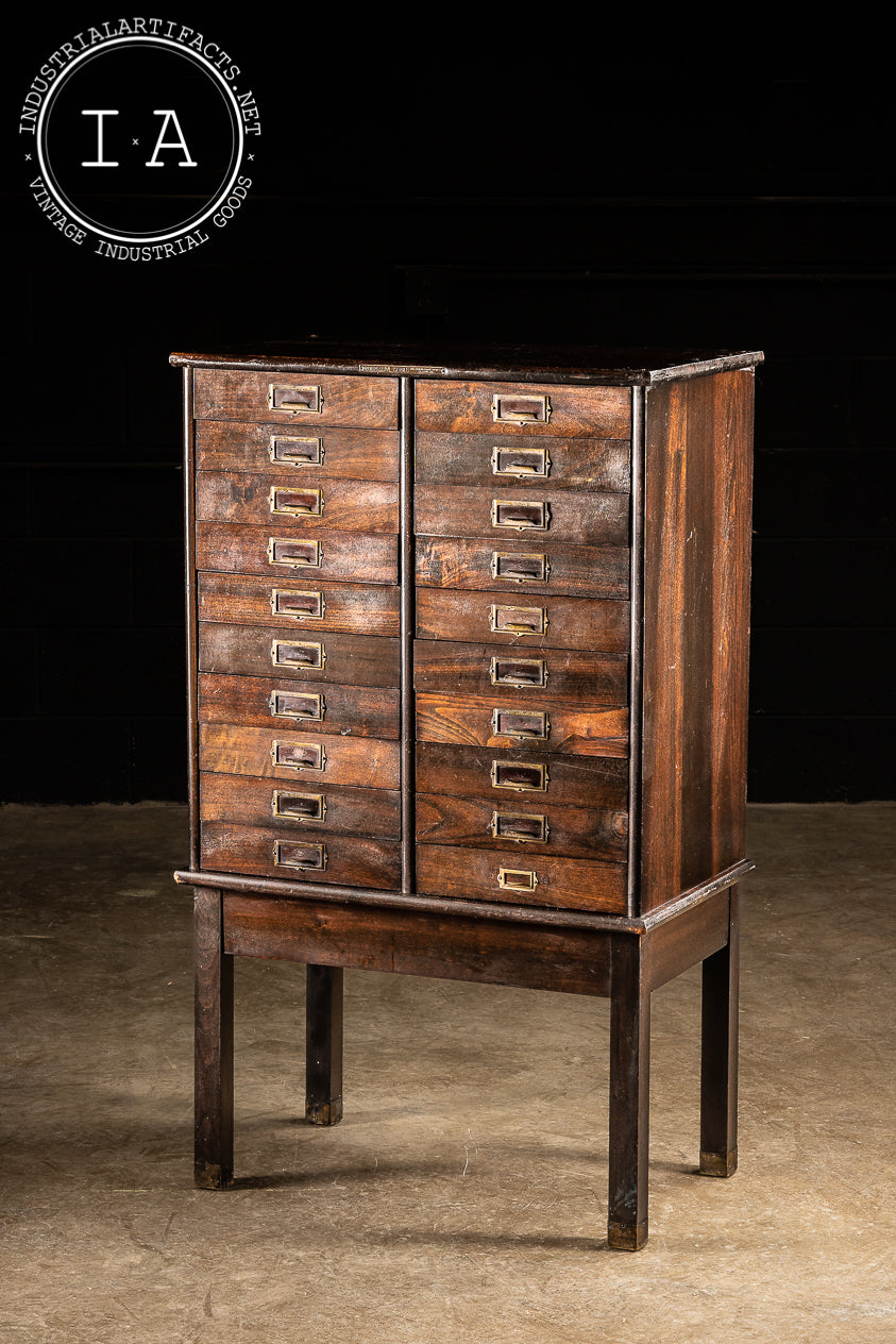 1920s Small Parts Cabinet