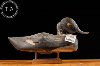 c. 1920 Fred Bin Bluebill Duck Decoy