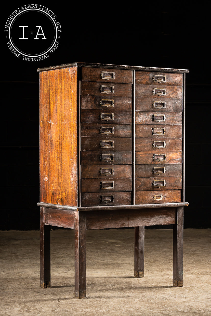 1920s Small Parts Cabinet