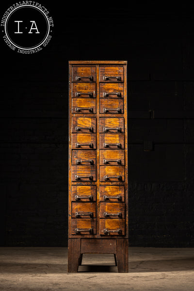 Antique Industrial Card Catalog