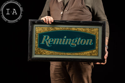 Contemporary Glass Remington Glue Chip Sign