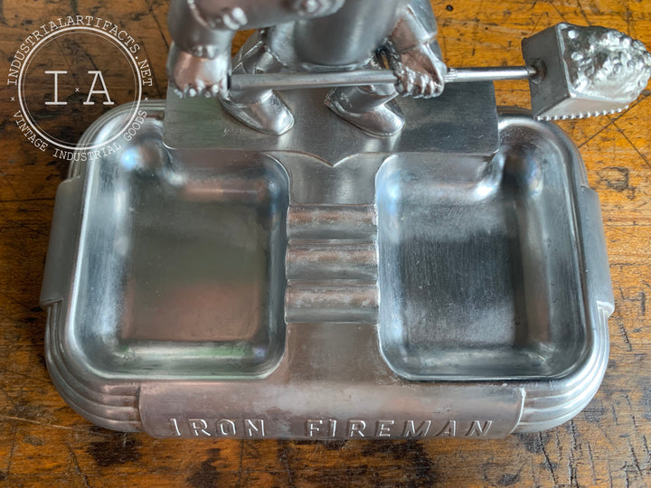 Antique Iron Fireman Ashtray – Industrial Artifacts