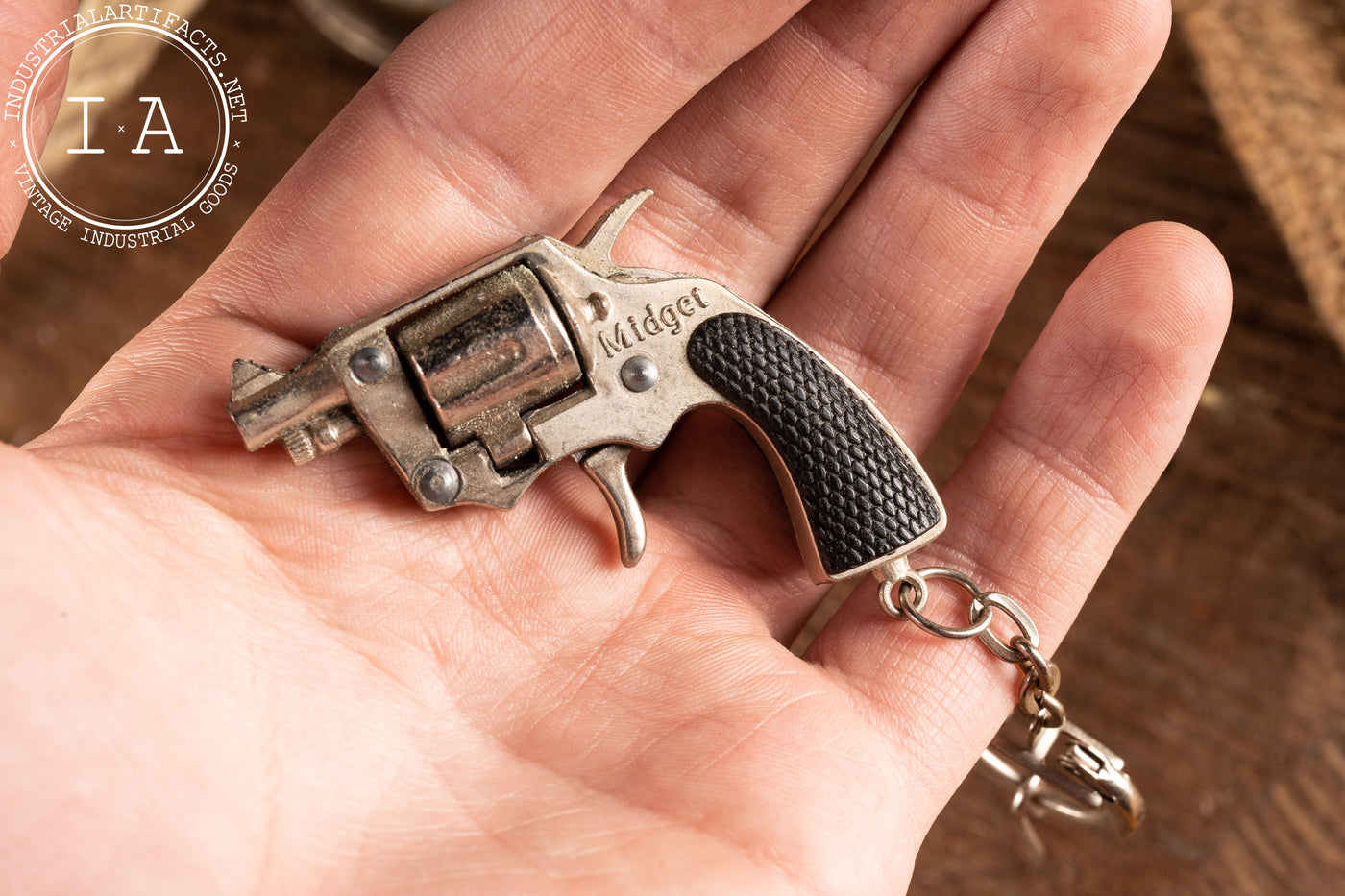 Vintage Midget Revolver Lighter