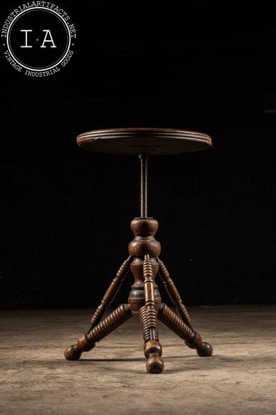 Adjustable Machinist Stool by Lyon & Healy