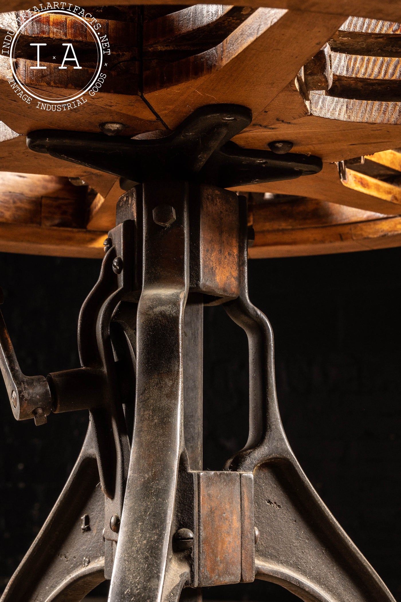 Early 20th Century Japanned Optometrist Table