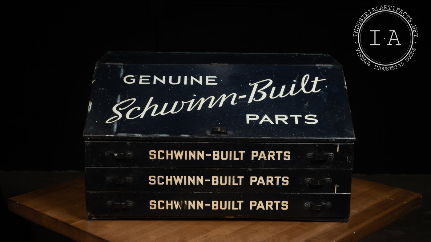 schwinn bicycle repair parts Vintage Schwinn Bicycle Repair Tool Chest – Industrial Artifacts