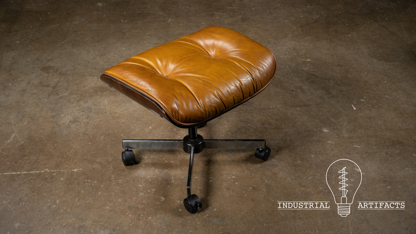 Vintage Modern Eames Style Chair With Ottoman