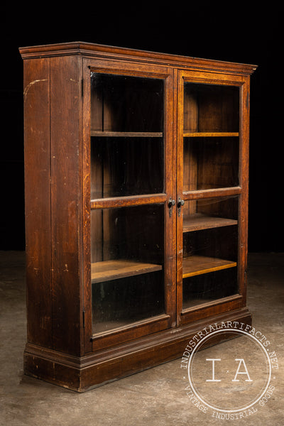Quarter Sawn Oak Display Cabinet