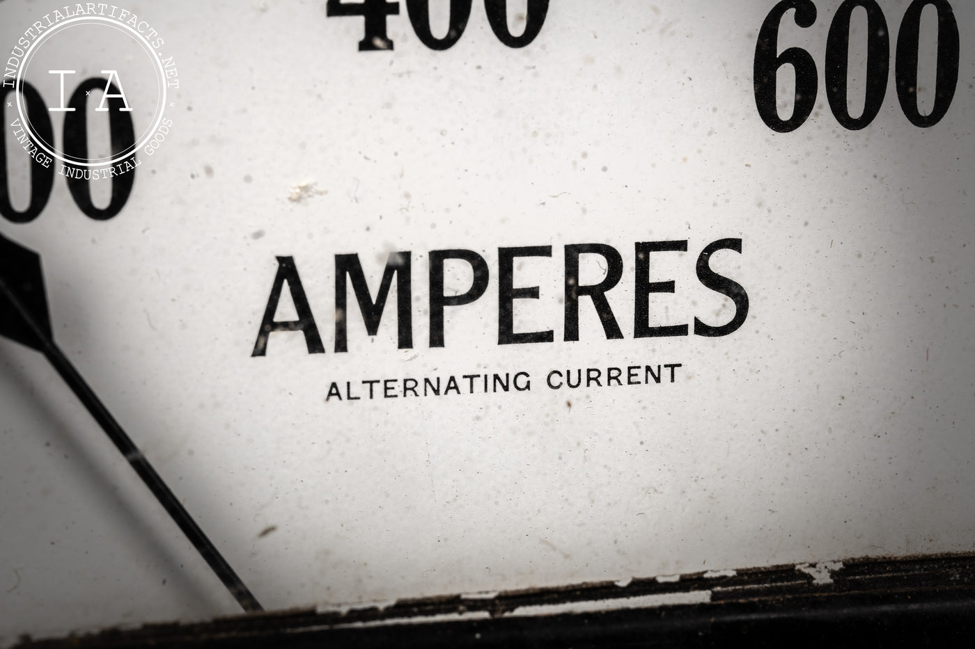 Vintage Industrial Ammeter