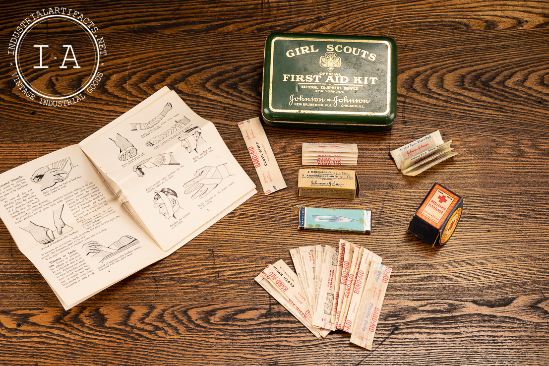c. 1939 Girl Scouts Official First Aid Kit