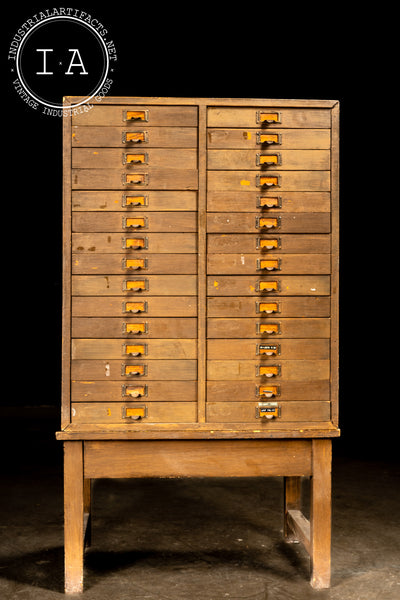 c. 1960 Thirty Drawer Small Parts Cabinet