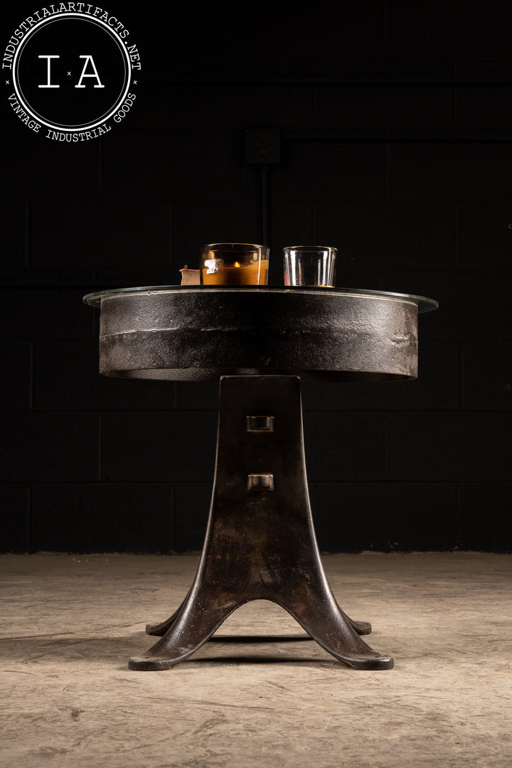 テーブル・机 Antique Cafe table 60 iron leg テーブル・机 Antique Cafe table 60 iron leg アイアンレッグ