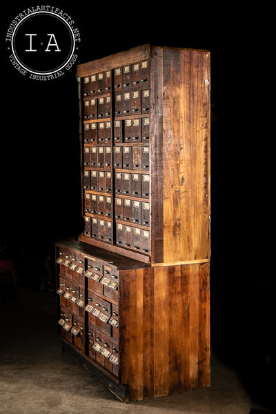 Early 20th Century 80 Drawer Hardware Cabinet