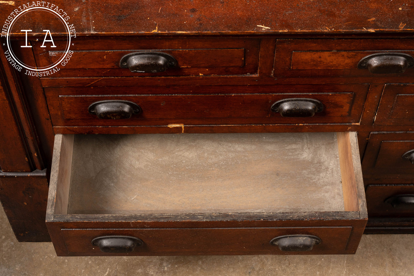 Early American Tobacco Store Cabinet