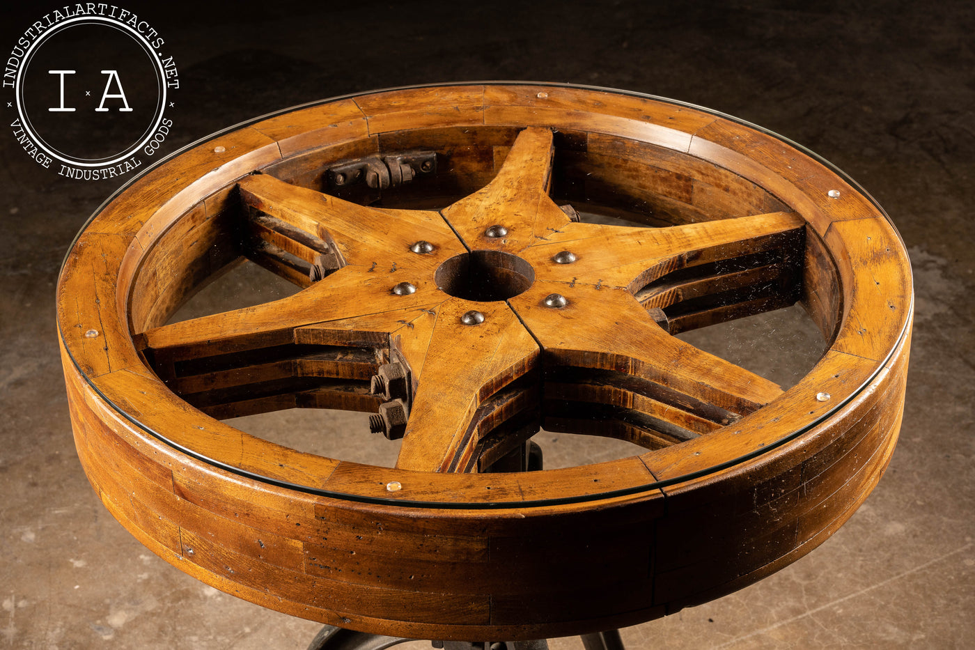 Early 20th Century Japanned Optometrist Table