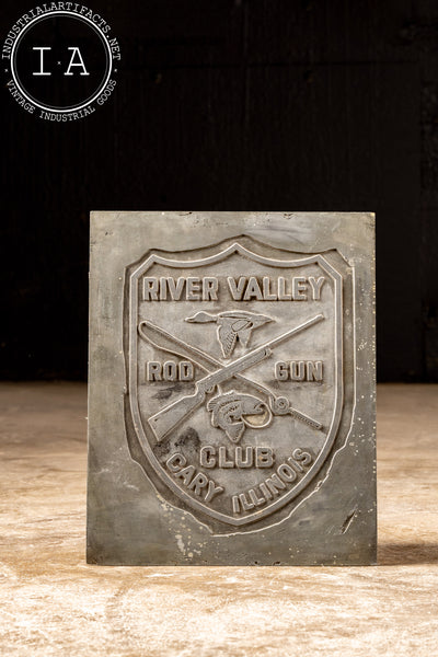 Vintage River Valley Rod And Gun Club Sign